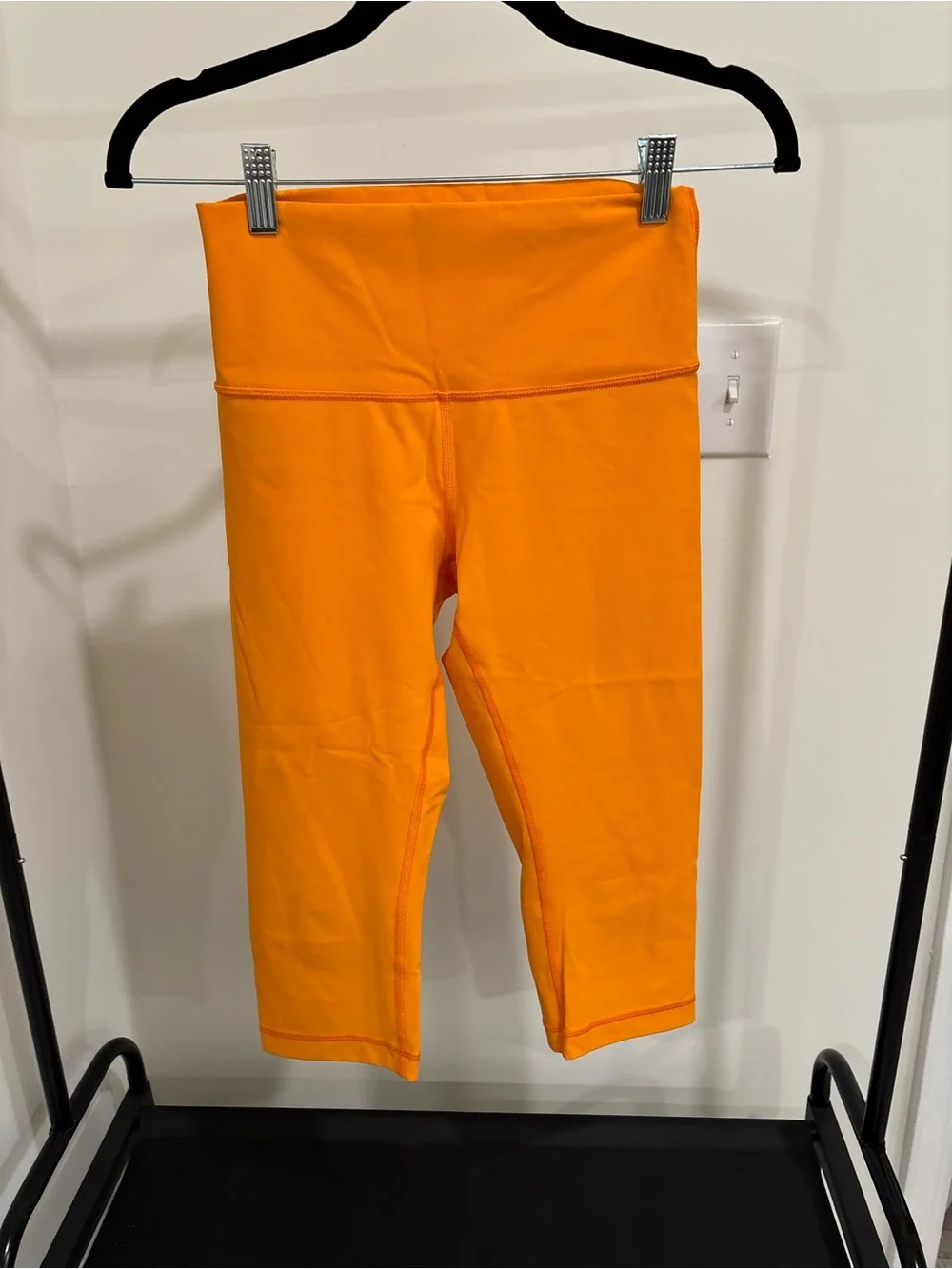 lululemon athletica Orange High-Rise Capri Leggings